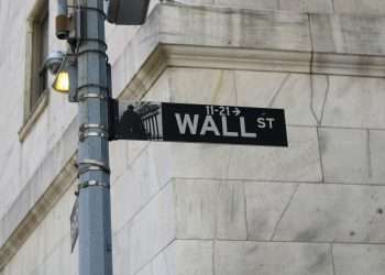 Wall Street sign in New York’s Financial District