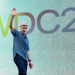Chief executive Tim Cook at Apple’s annual Worldwide Developers Conference