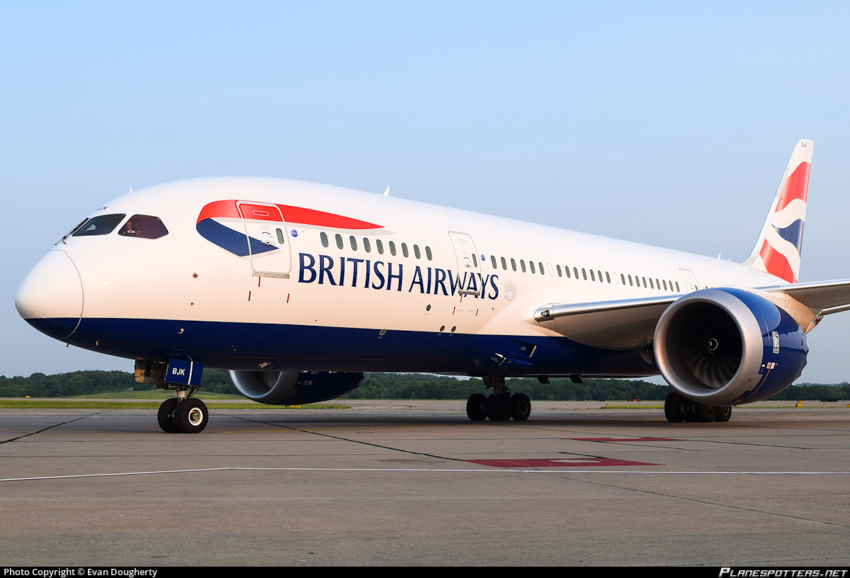 british airways boeing 787 8